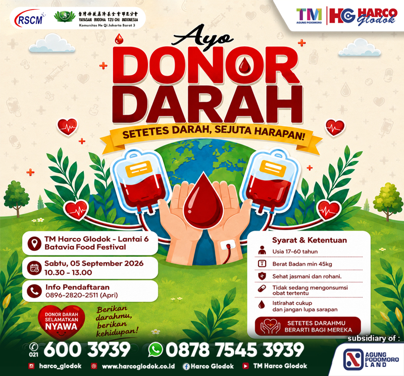 DONOR DARAH SEPTEMBER 2026 with RSCM & Yayasan Buddha Tzu Chi Indonesia