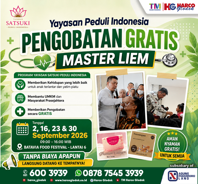 PENGOBATAN GRATIS MASTER LIEM SEPTEMBER 2026